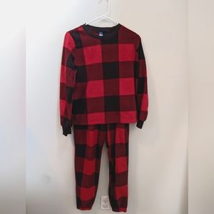 Old Navy Red/Black Thick Flannel Pajama Set. Size small.